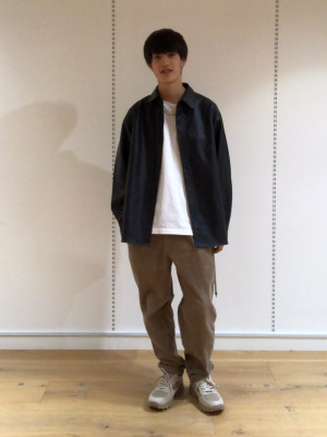 GU公式 | コーデュロイワイドイージーパンツ(セットアップ可能)