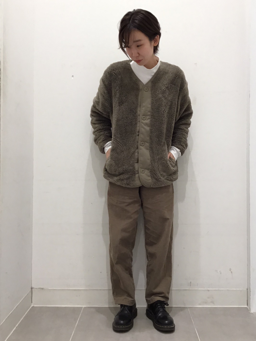 コーデュロイシェフジャケット(セットアップ可能)、コーデュロイ