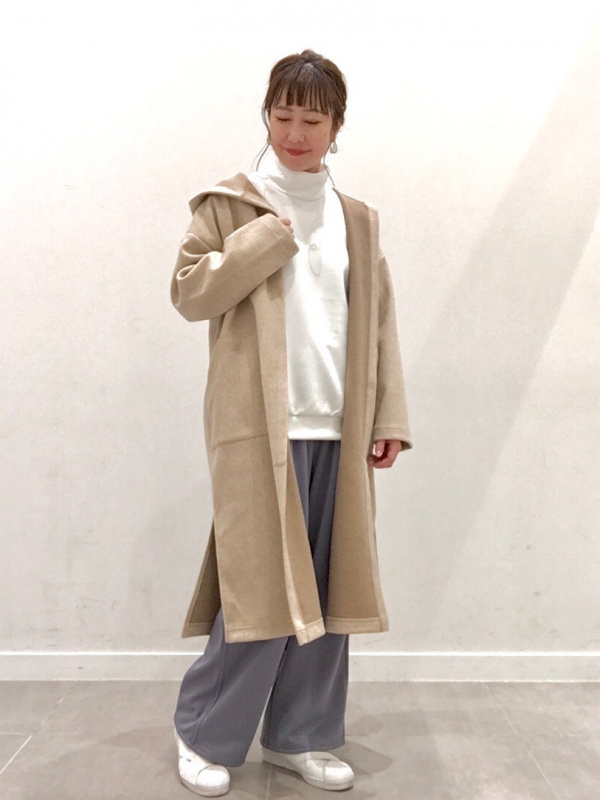 3color フーディー ガウンコート ロングコート 楽天市場】コート ガウンコート ロングコート レディース 秋 冬
