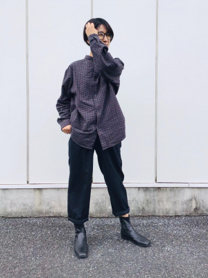 GU公式 | ツータックワイドテーパードパンツ(セットアップ可能) GU公式 | ツータックワイドテーパードパンツ(セットアップ可能)