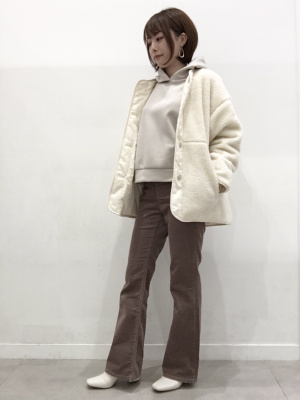 GU公式 | ダブルフェイススリットパーカ(長袖)