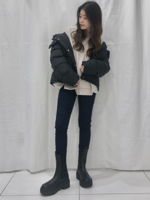 GU公式 | ダブルフェイススリットプルオーバー(長袖)