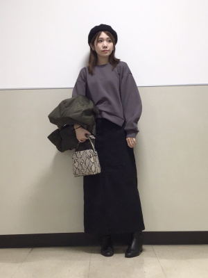 GU公式 | ダブルフェイススリットプルオーバー(長袖)