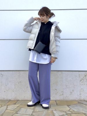 GU公式 | イージードローストリングセミワイドパンツ