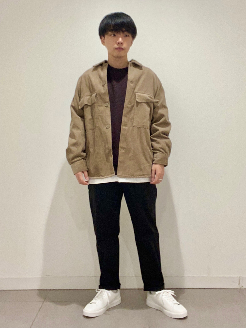 シェフパンツ(セットアップ可能)」の着用コーディネート| ジーユー