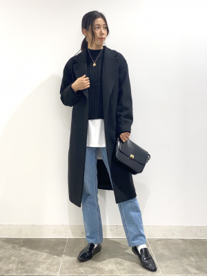 GU公式 | ハイウエストストレートジーンズ+EC(丈長め82cm)