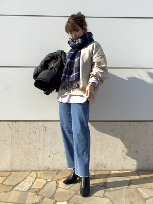 GU公式 | オーバーサイズスウェットプルオーバー(長袖)