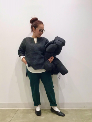 GU公式 | 起毛タックテーパードパンツ