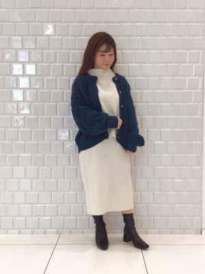 GU公式 | ケーブルコクーンカーディガン(長袖)