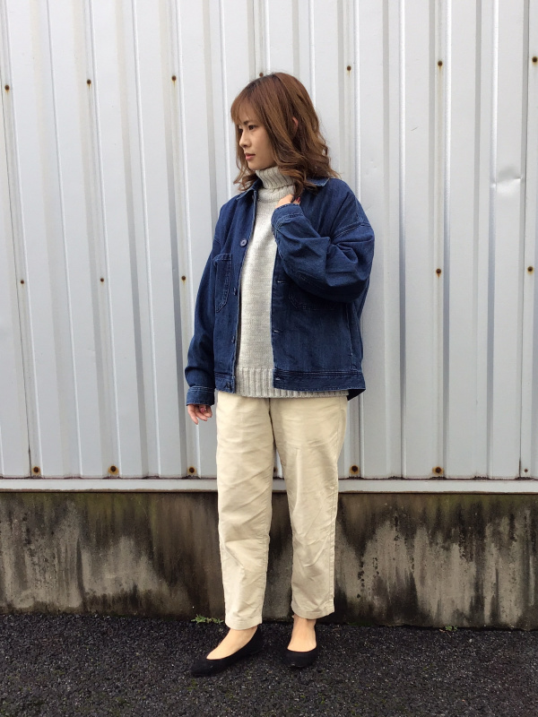 デニムシェフジャケット(セットアップ可能)（メンズ）の着用