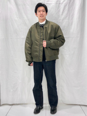 Gu公式 パデットma 1ブルゾン ファッション通販サイト