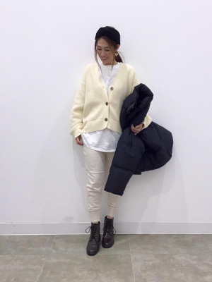 GU公式 | パフィータッチパフスリーブカーディガン(長袖)