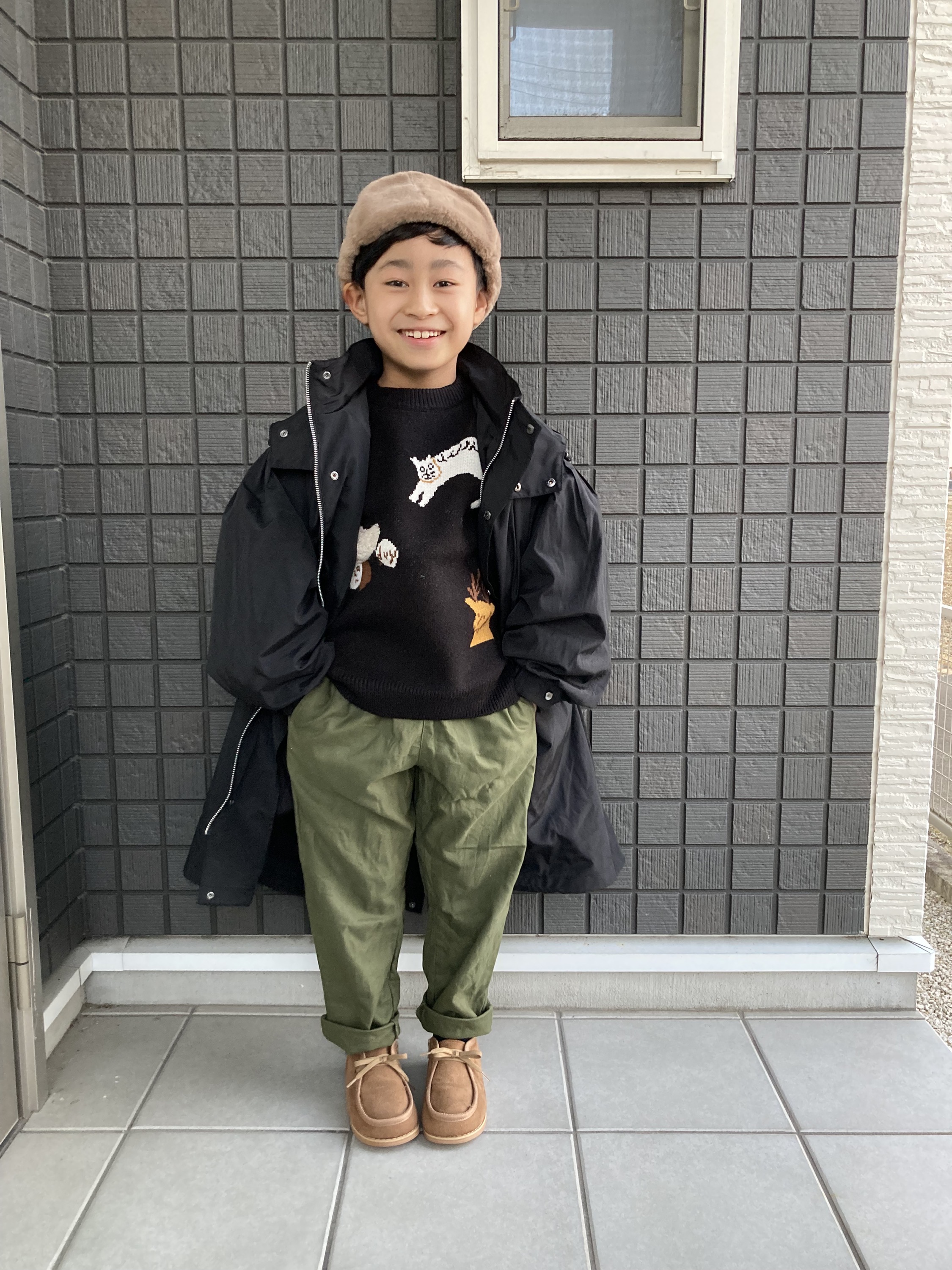 Kids 男女兼用 シェフパンツのコーデ Gu公式 Styling Book