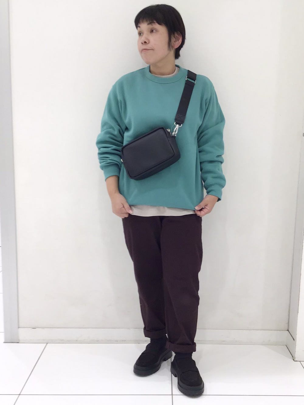 GUNGHO 別注ZIPシャツ & シェフパンツ セットアップ シェフパンツ(セットアップ可能)」の着用コーディネート| ジーユー