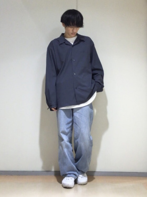 ◾️美品◾️グラファイト◾️ラウネ◾️i60（S）◾️8本セット◾️ GU公式 | オープンカラーシャツ(長袖)(セットアップ可能)