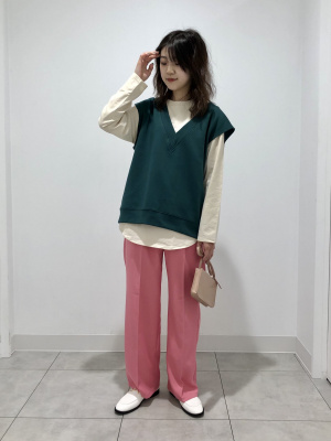 BEAUTY＆YOUTH　ダブルフェイスVネックベスト BEAUTY&YOUTH UNITED ARROWS（ビューティーアンドユース