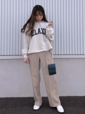 ★  クロップドスウェットシャツ＜S＞プルオーバー　◆黒 UNFILO tシャツ 「WEB限定」BEAUTY FORM JERSEY サイドZIP