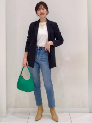 GU公式 | ダブルブレストテーラードジャケット(セットアップ可能)