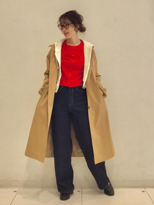 GU公式 | リブコンパクトカーディガン(長袖)