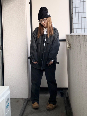 GU公式 | コーデュロイワイドイージーパンツ(セットアップ可能)