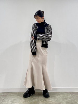 tricot COMME des GARCONS 切替花柄　長袖カーディガン カーディガンの商品一覧|レディースファッション通販のJ Lounge
