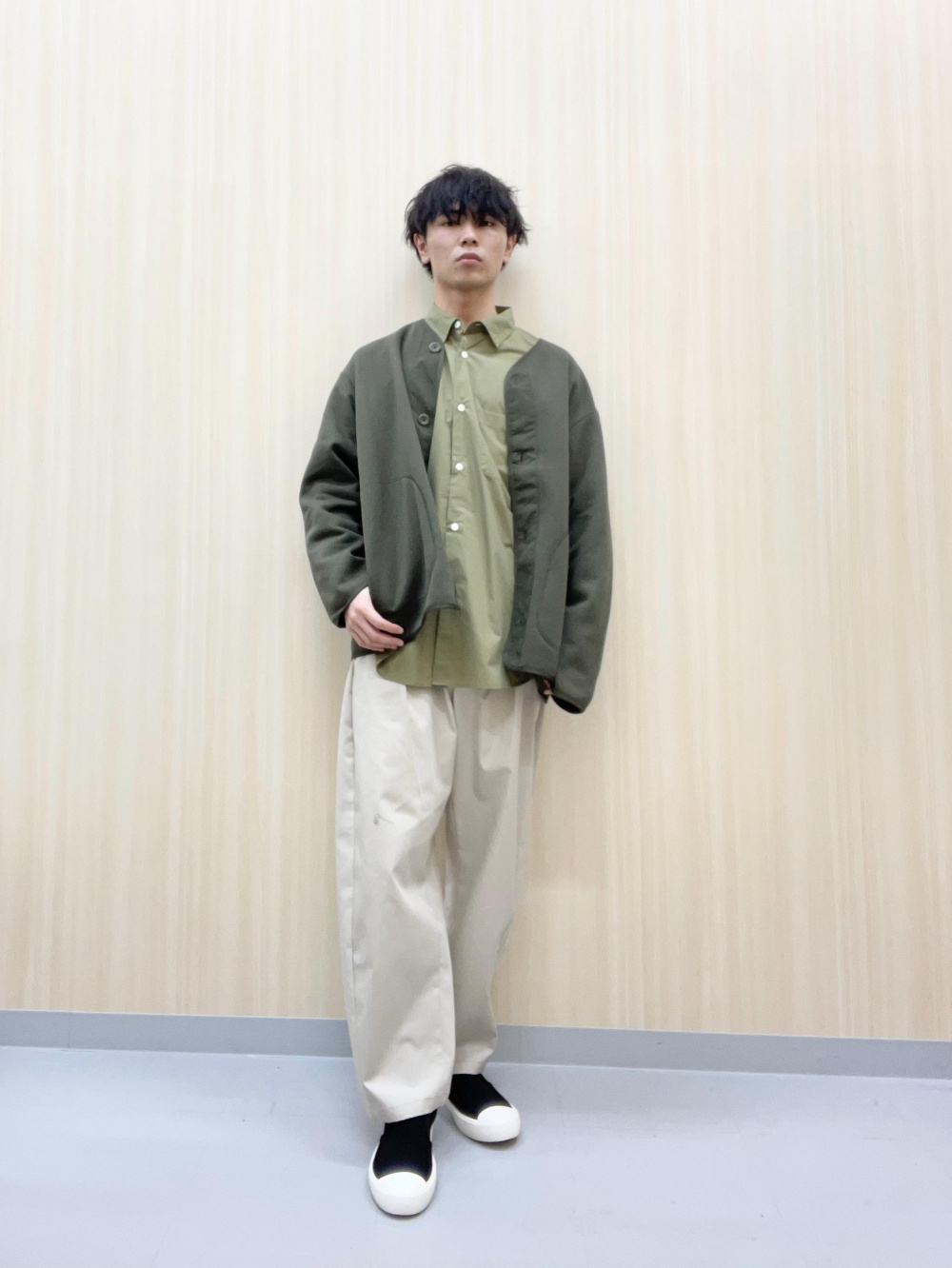 イージーアンクルパンツ(セットアップ可能)、アンクルソックス3P」の