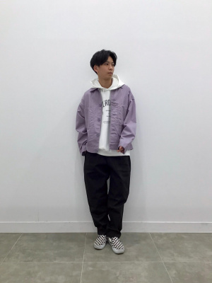 GU公式 | ダブルフェイスビッグパーカ(長袖)(ロゴ)