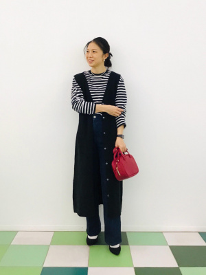 GU公式 | センタープレスセミフレアジーンズRS+E