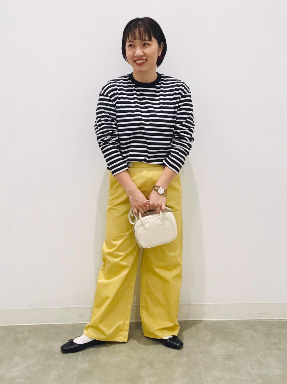 りんご様 C5432 ボーダー×ワイドパンツコーデ りんご様 C5432 ボーダー×ワイドパンツコーデ りんご様 C5432