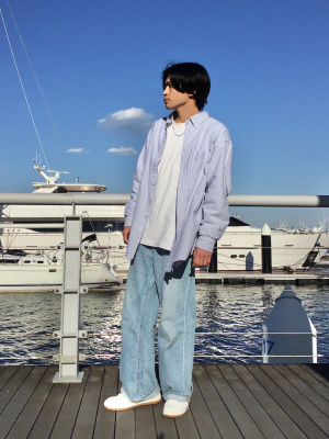 オオタシャツ　プルオーバー GAP｜(U)Gapロゴ オックスフォード プルオーバーシャツ