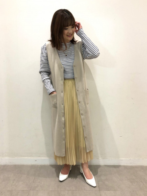 GU公式 | ミラノリブニットジャンパードレス