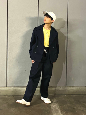 GU公式 | オーバーサイズショートピーコートNT+E