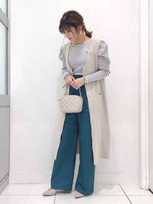 ふつーのたろ GU公式 | ミラノリブニットジャンパードレス