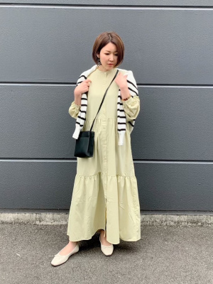 GU公式 | コットンブレンドワッフルボーダーセーター(長袖)