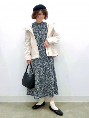 最終価格❗️】WONDERFUL WORLD 花とティーカップ柄のワンピース 最終