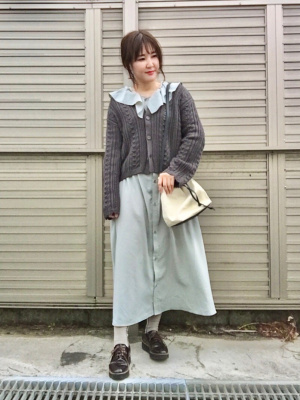 ワンピース u 24AW EXCLUSIVE!!【UJOH/ウジョー】ジップフレアワンピース Zip