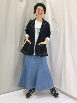 GU公式 | ツイルオーバーサイズジャケットNT+E(セットアップ可能)