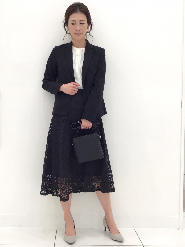 ベルセレージュ7点 テーラードジャケットZ(セットアップ可能)（レディース）の着用