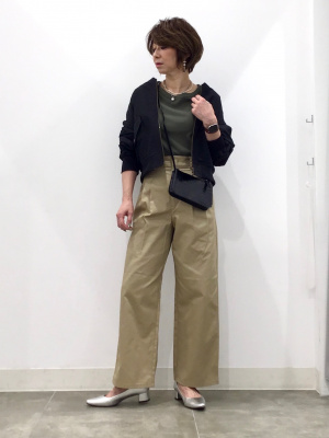 GU チノパン　パンツ　ストレートパンツ GU公式 | チノタックストレートパンツ