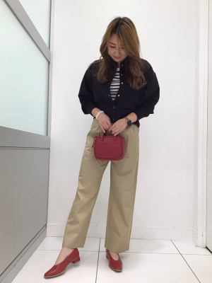 GU チノパン　パンツ　ストレートパンツ GU公式 | チノタックストレートパンツ