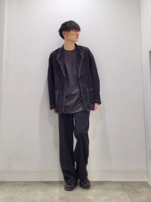 GU公式 | ツイルオーバーサイズジャケットNT+E(セットアップ可能)