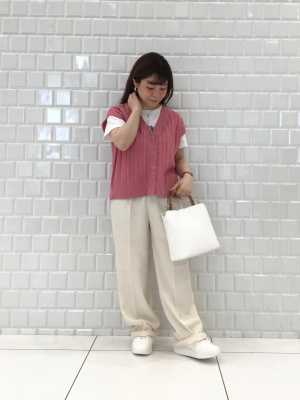 のりこさん、専用！！ GU公式 | フロントボタンニットベスト
