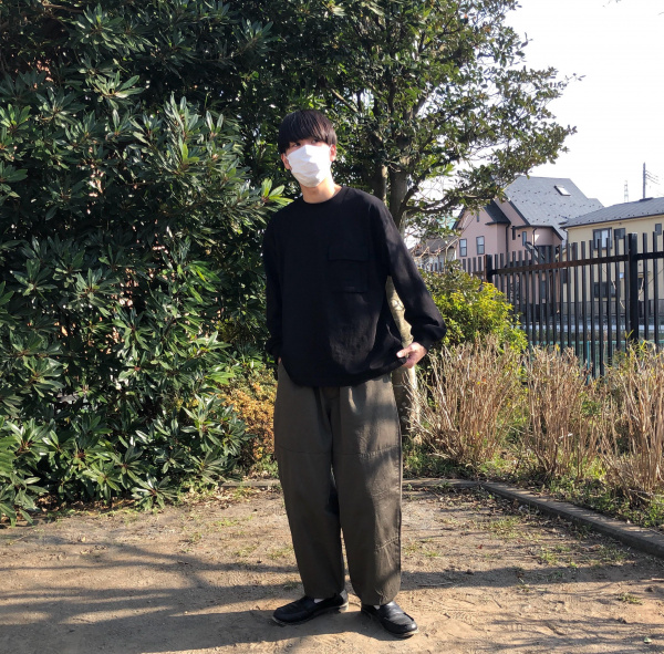 ポケットビッグT(長袖)（メンズ）の着用コーディネート一覧| ジーユー