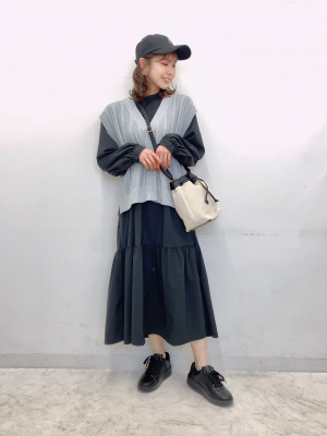 のりこさん、専用！！ GU公式 | フロントボタンニットベスト