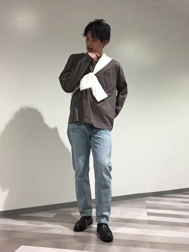GU公式 | フリーシーフリースコンビネーションプルオーバー(長袖)