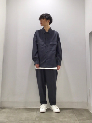 その他 Chiho GU公式 | ドライワイドテーパードイージーアンクルパンツ