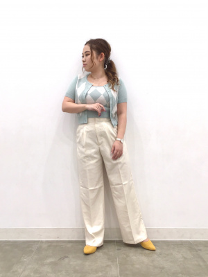 ニット セーター アーガイルニットキャミソール レディース セール】 【WOMEN】【手洗い可】アーガイル柄 ニット （ニット