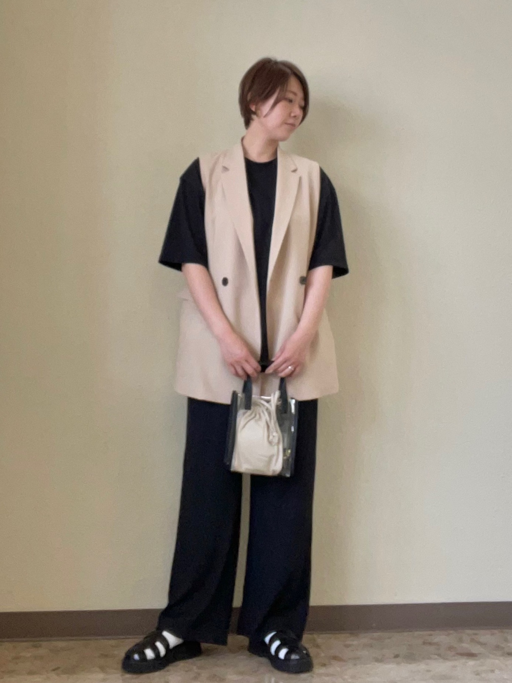 変形 ベスト ジャケット ノースリーブ 結婚式 パーティー Amazon | Bwgoroku ベスト レディース スーツ ベスト 春夏