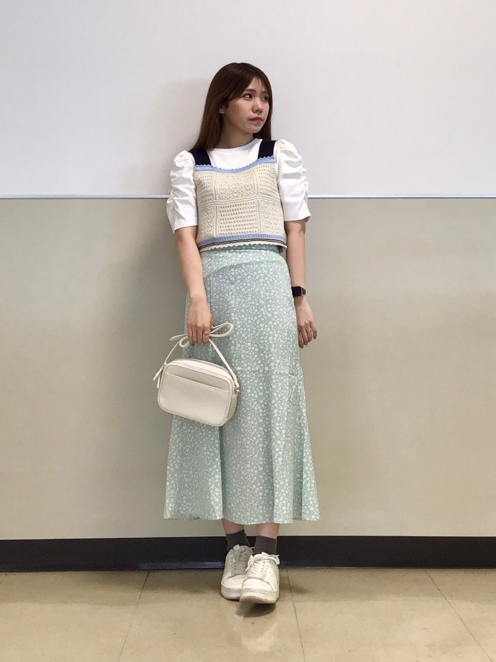 fig London Susie フラワー柄 マーメイドロングスカート fig London（フィグロンドン）の「Susie mermaid SK（スカート