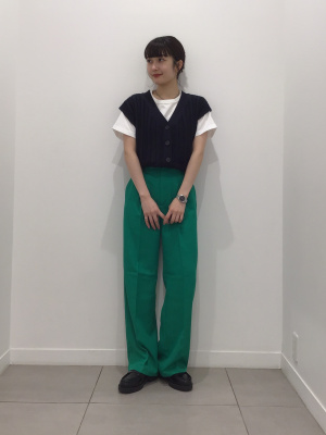 のりこさん、専用！！ GU公式 | フロントボタンニットベスト